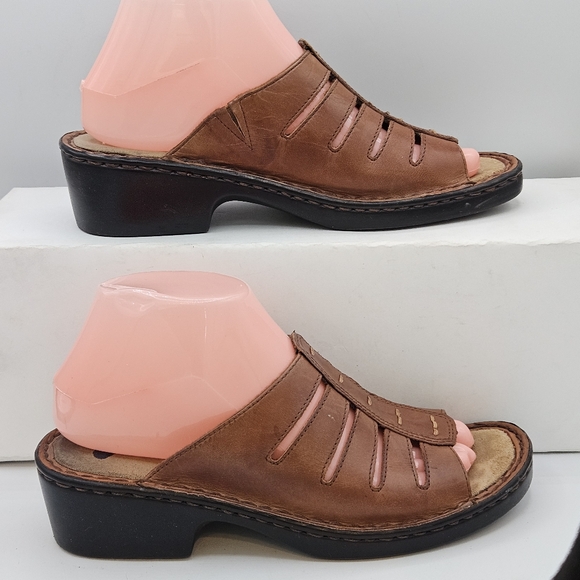 Dr Scholls Michelle 1.75" heel slipon open toe sandals size 7 - Picture 16 of 16